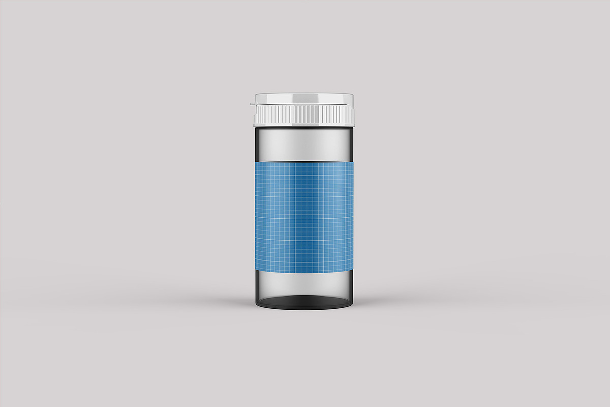 Transparent Plastic Bottle Mockup, a Product Mockup by Illusiongraphic (Photo 11 of 20)