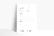 Brief-Estimation-Invoice-Letterhead, a Stationery Template by artisanHR (Thumbnail 4 of 9)