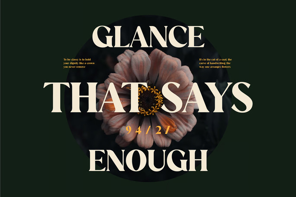 Ravena – Elegant Retro Serif Font, a Serif Font by Brand Earth (Photo 3 of 7)