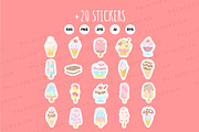 Pastel Ice Cream Clipart, a Food Illustration by Palau (Thumbnail 10 of 10)