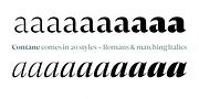 Contane, a Serif Font by Hoftype (Thumbnail 7 of 15)