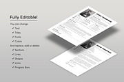 ATS Resume CV Word & Google Docs 26, a Resume Template by MrCam Template Resume|CV (Thumbnail 6 of 9)