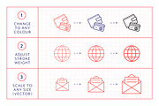 Business Line Icons, an Outline Icon by Made by Made (Thumbnail 3 of 6)