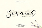 Zemarah script - 3 styles + Extras, a Script Font by VP Fonts (Thumbnail 1 of 14)