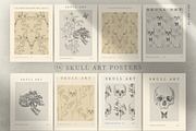 SKULL ART POSTERS, a Texture Illustration by LanaDzi (Thumbnail 9 of 9)