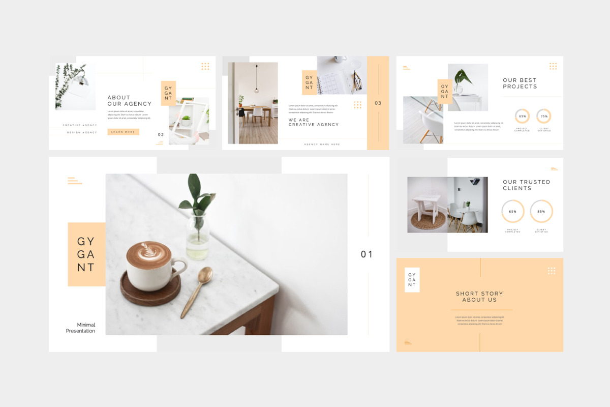Gygant Minimal Google Slides, a Presentation Template by desvibes (Photo 2 of 5)