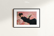 Horizontal Black Wood Frame Mockup, a Household Mockup by momomockps (Thumbnail 8 of 14)