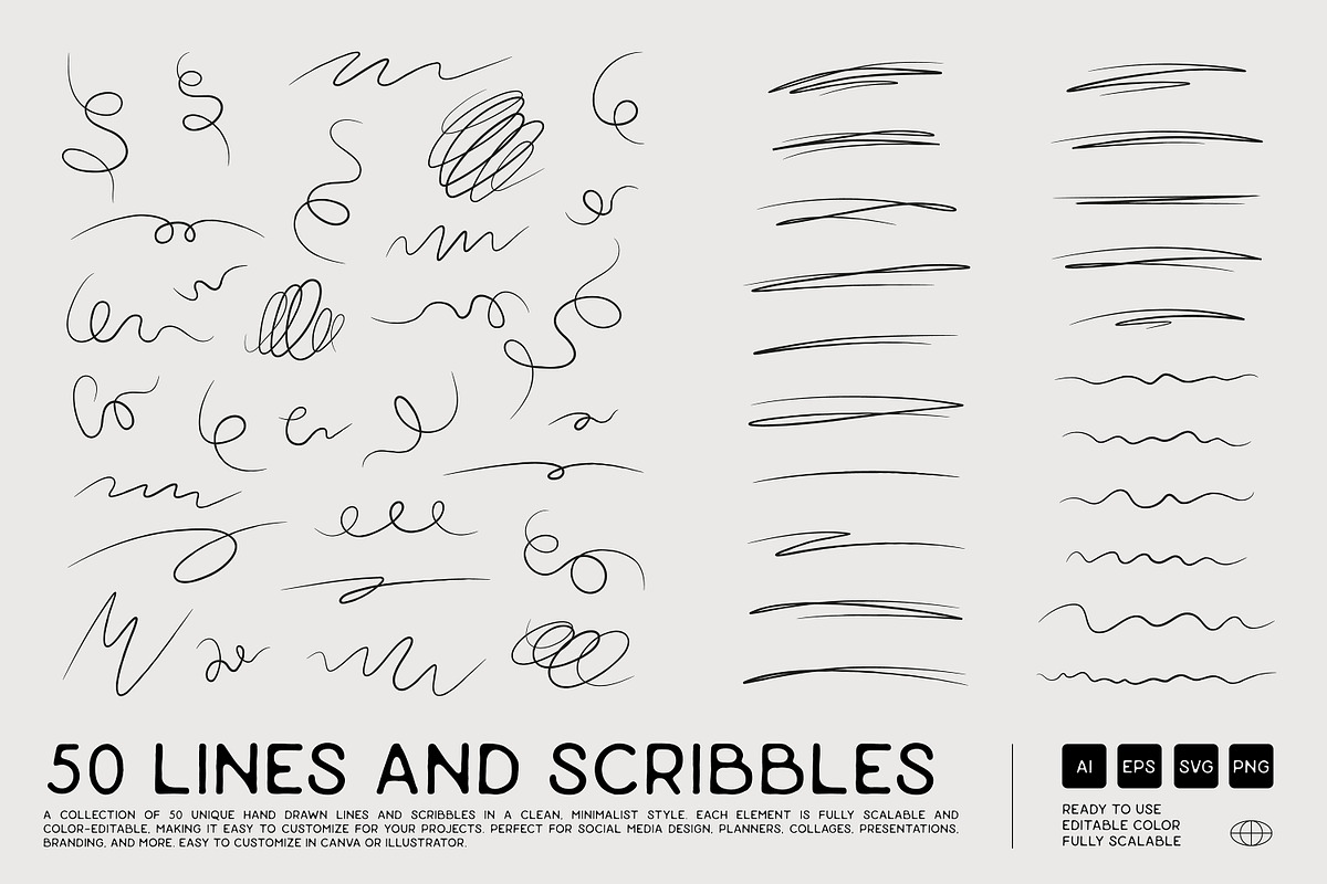 Scribbles: Arrows, Lines & Shapes, an Object Graphic by May Motif (Photo 3 of 8)