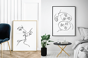 Abstract Couple Portrait Line Art, a Decorative Illustration by Rough Edges Supply Co. (Thumbnail 6 of 9)