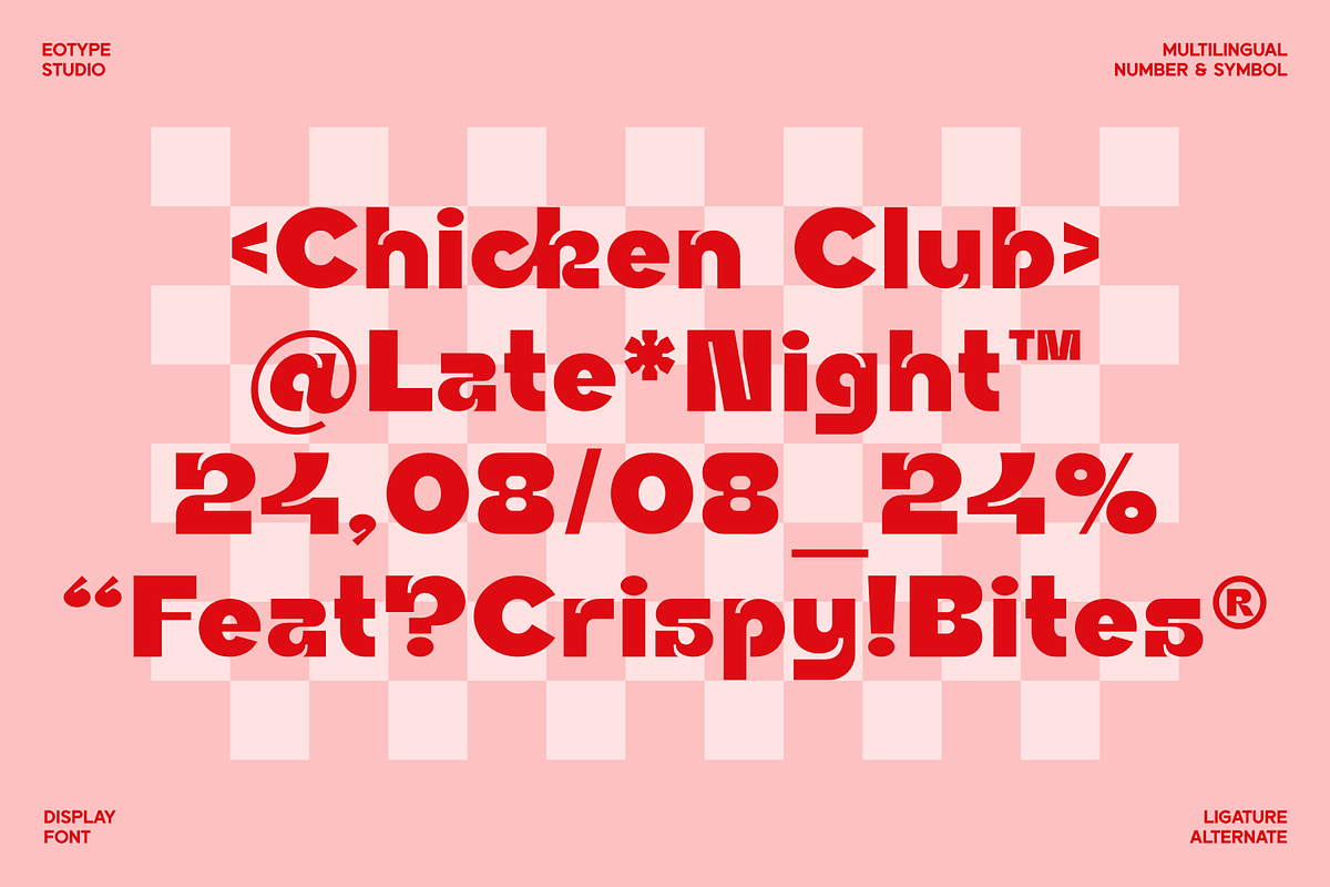 Rucka Display Typeface, a Sans Serif Font by Eotype Studio (Photo 3 of 9)