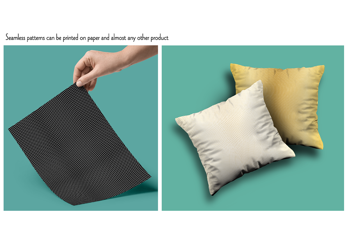 Seamless Metallic Fishnet Patterns preview 2