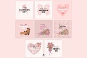Happy Mother's Day Card Set, a Seasonal Illustration by Rose Design (Thumbnail 5 of 8)