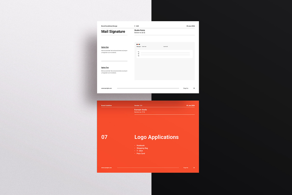 Brand Identity Guidelines Template, a Brochure Template by ArtisanaAura (Photo 11 of 14)