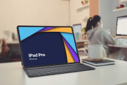 24 iPad Pro Mockup #1, an iPad Mockup by Walentin (Thumbnail 22 of 25)