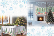 Winter Holidays watercolor clipart, an Illustration by susie-p-art (Thumbnail 12 of 18)