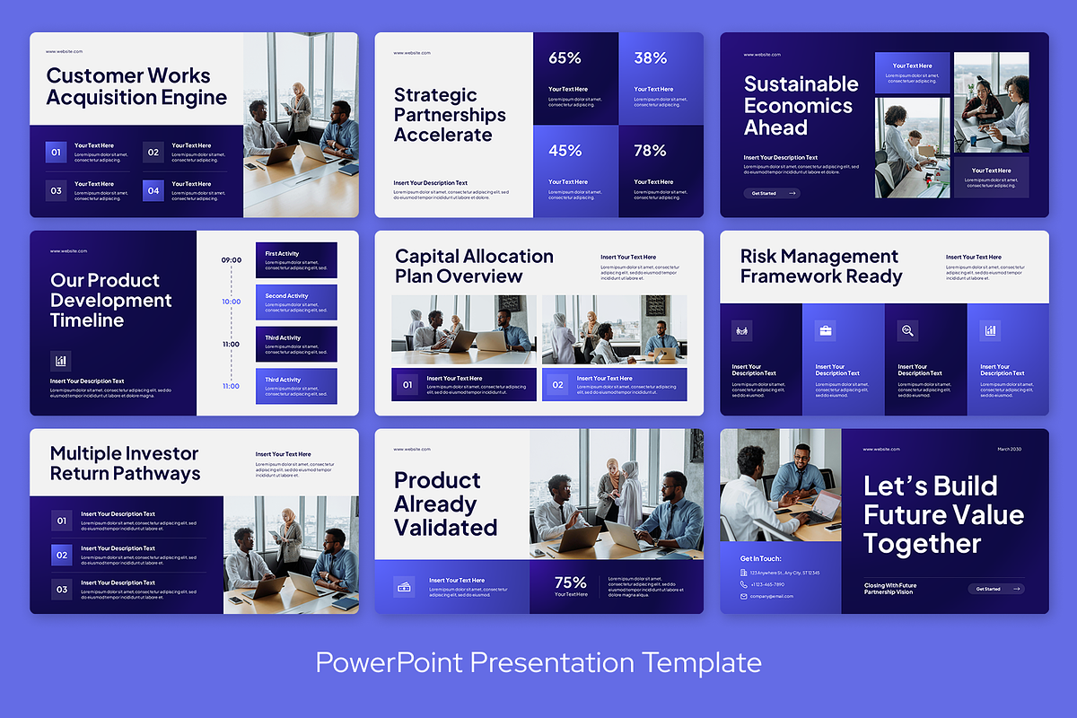 Investment Deck Powerpoint, a Presentation Template by Sixtemp (Photo 3 of 3)