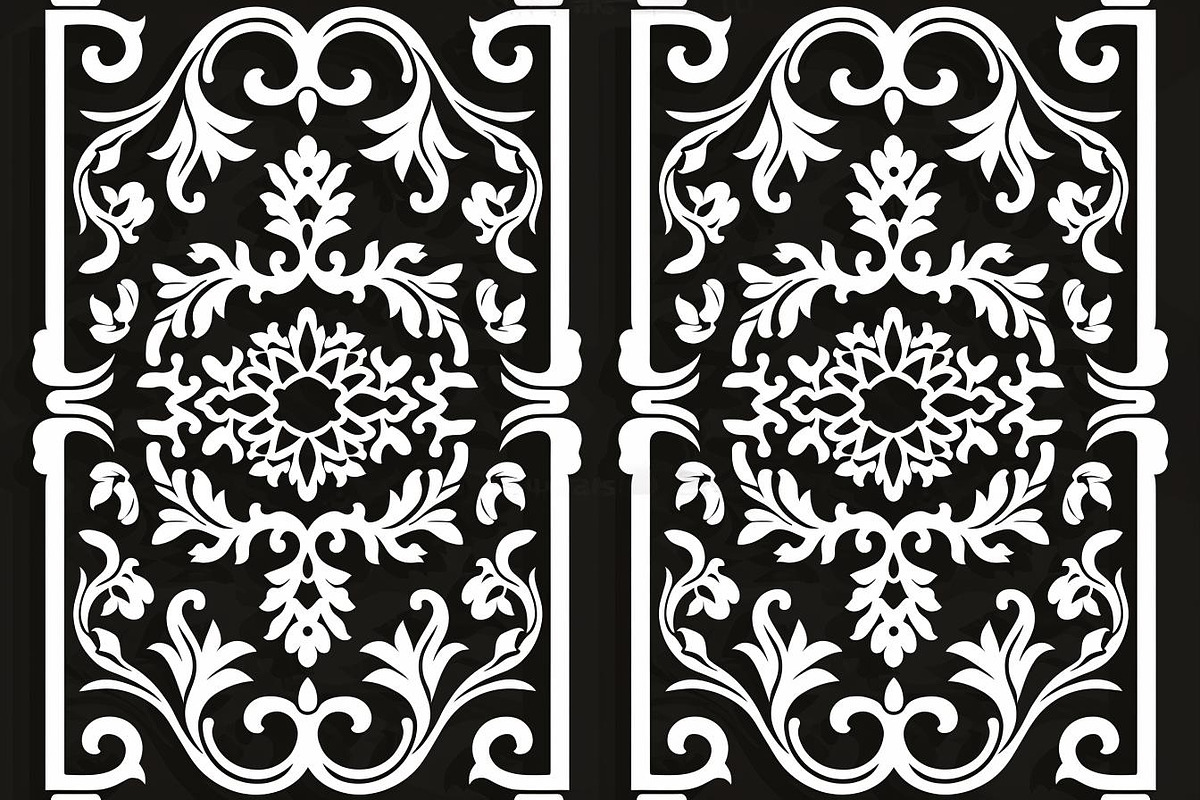 Decorative Laser Cut Vector Pack, an Illustration by hafijul (Photo 4 of 9)