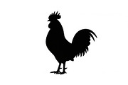 Rooster Chicken Silhouette Vector Bu, an Illustration by Designs_River (Thumbnail 15 of 51)