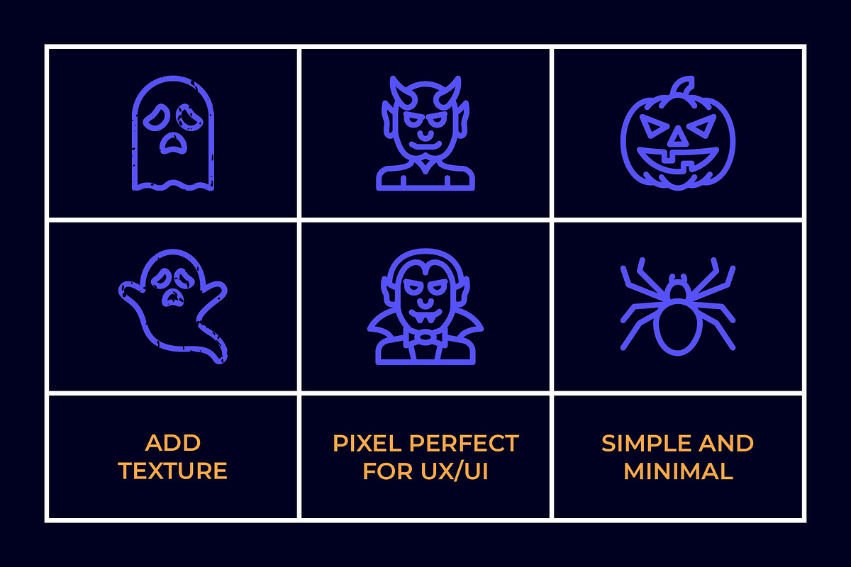 Halloween Line Icons, an Outline Icon by Abstracto-Create (Photo 3 of 7)