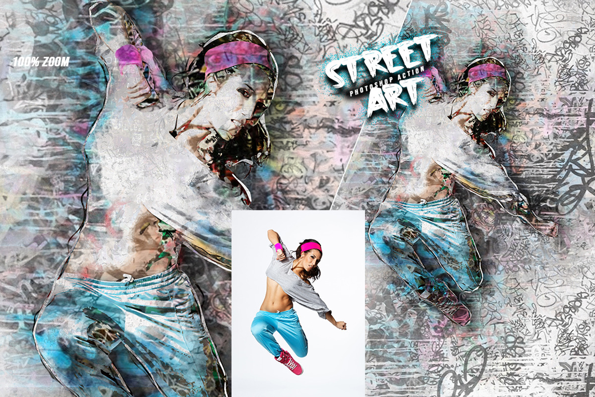 Street Art Photoshop Action, an Action Add-On by Jacpot007 (Photo 4 of 4)