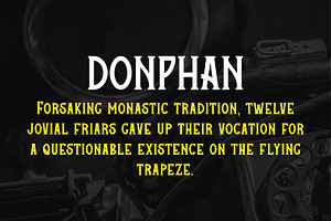 Donphan Retro Typeface