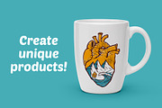 Sailing in my heart illustration, an Object Illustration by gunaonedesign (Thumbnail 2 of 4)