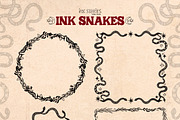 Ink Snakes Hand-drawn Set, an Animal Illustration by Ink Stories (Thumbnail 7 of 8)