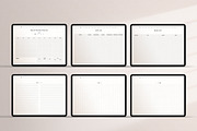 Undated Monthly Digital Planner, a Templates & Theme by Ahsanjaya (Thumbnail 8 of 9)