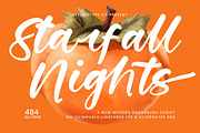 Starfall Nights New Modern Handbrush, a Script Font by stylishtype.co (Thumbnail 1 of 20)