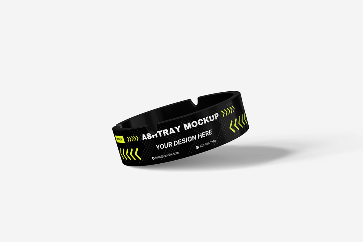 Ashtray Mockup, a Product Mockup by MrLetters (Photo 2 of 5)