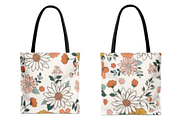 Retro Flowers Pattern Wallpaper, a Pattern Graphic by KA7-Designs (Thumbnail 3 of 7)