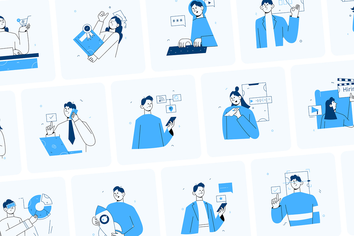 140 Animated Tech and Business, a Technology Illustration by Vectors Market (Photo 4 of 5)