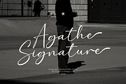 Agathe - Handwritten Font, a Sans Serif Font by Flawless And Co (Thumbnail 1 of 10)