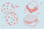 American Food Vector Illustrations, a Food Illustration by TheFoodAtlas (Thumbnail 10 of 19)