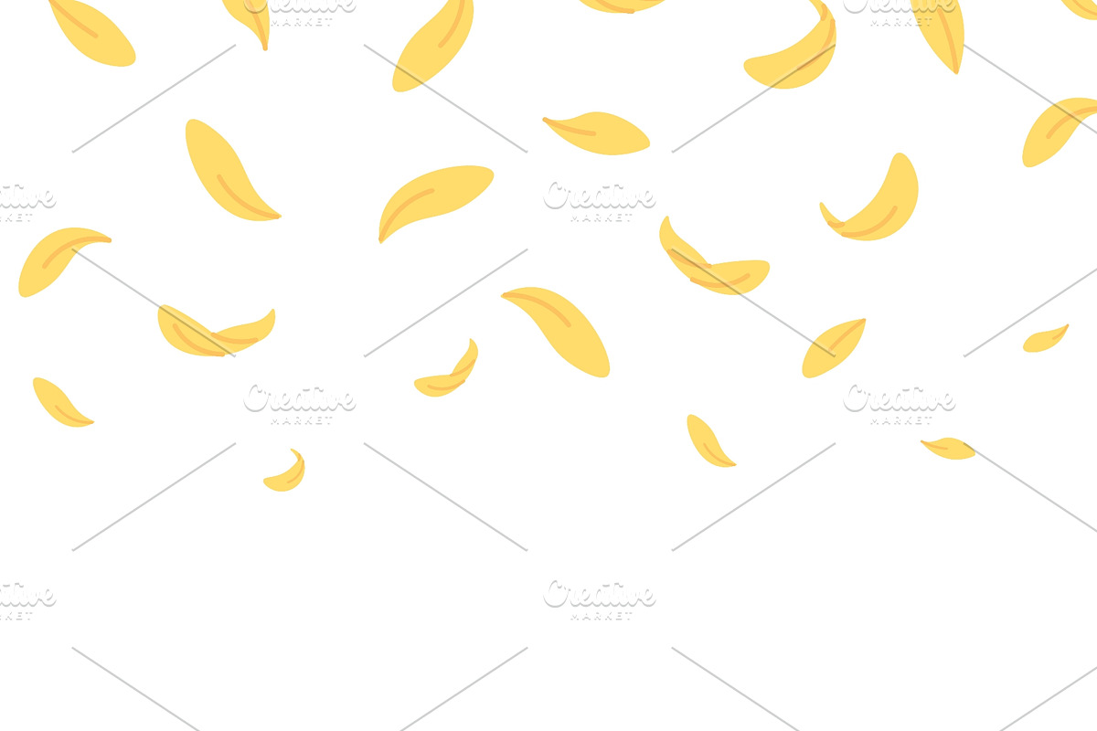 Yellow falling petals. Flower petal, a Background Graphic by LadadikArt (Photo 2 of 3)