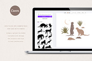Starlit Safari Graphic Collection, an Animal Illustration by rouxsupplyco (Thumbnail 15 of 16)