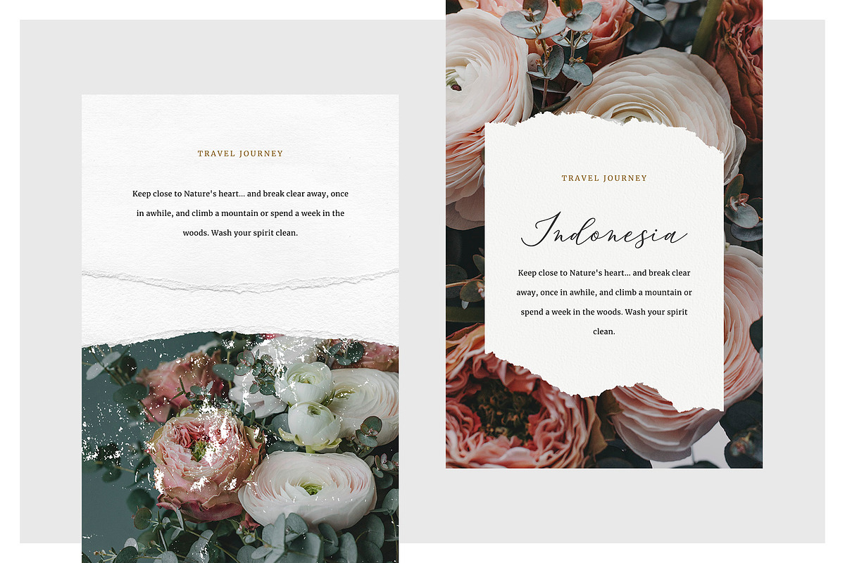 20 Torn Paper Instagram Stories, a Social Media Template by Artcoast Std. (Photo 3 of 7)
