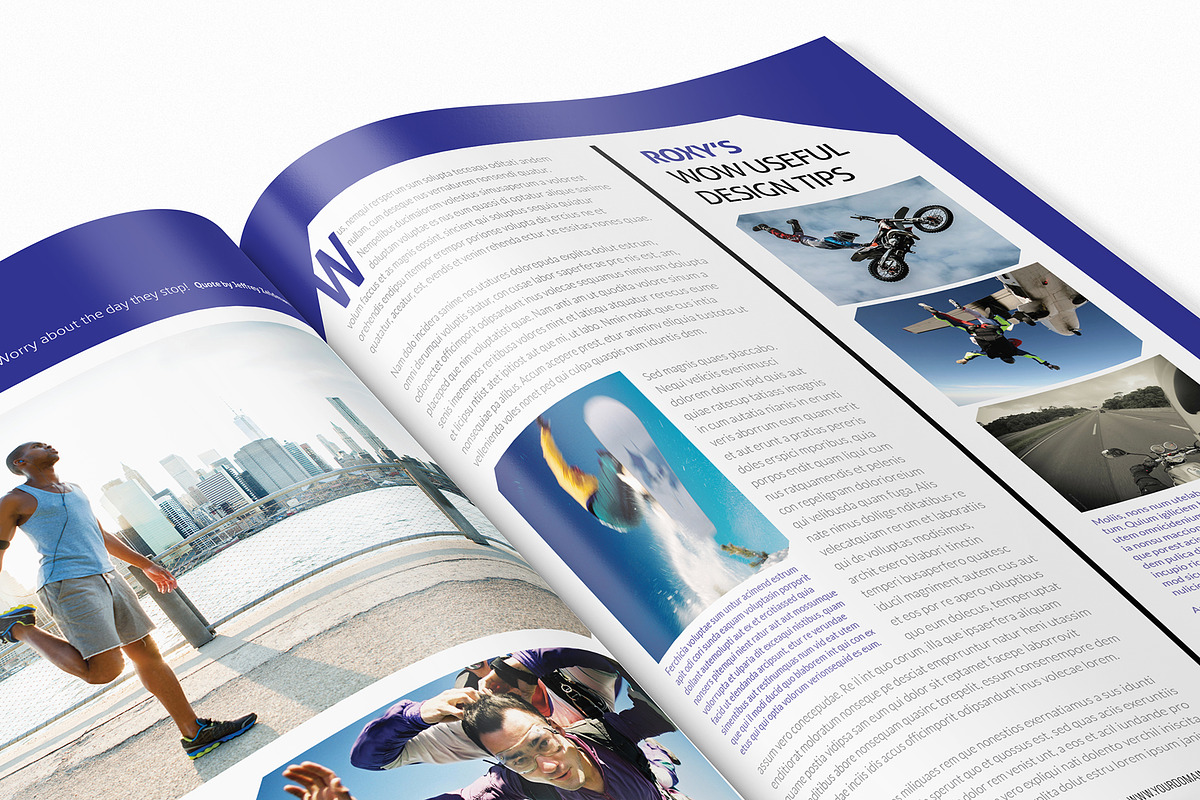 Magazine Template InDesign 05, a Magazine Template by Love Graphic Design (Photo 8 of 34)