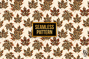 Leopard Print Maple Leaves Pattern, a Pattern Graphic by Creative Store (Thumbnail 4 of 5)