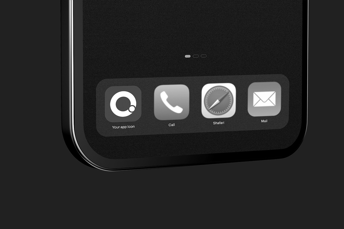 Square App Icon Branding Mockup, a Product Mockup by graphypix (Photo 4 of 4)