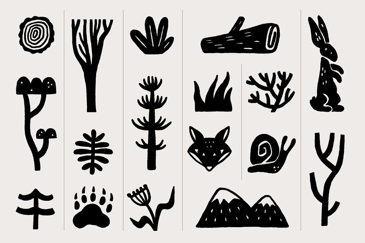 FOREST TALES | Graphic collection, an Animal Illustration by katieromanoff_art (Photo 8 of 12)