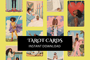 Melanin Magic Tarot Deck, an Advertising Mockup by Jakayla Digital Co (Thumbnail 3 of 9)