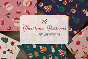 Christmas Patterns, a Seasonal Illustration by Sabina_Ava (Thumbnail 1 of 7)