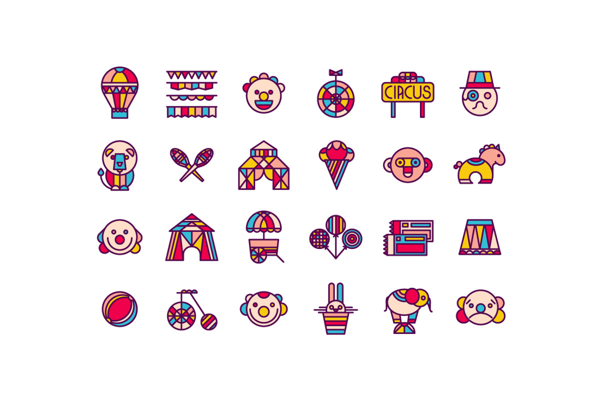 Circus icon set, an Icon by Derenskaya (Photo 2 of 3)