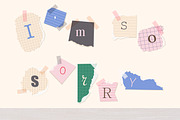 Torn paper scraps + Bonus, a Decorative Illustration by EeKayStore (Thumbnail 3 of 5)