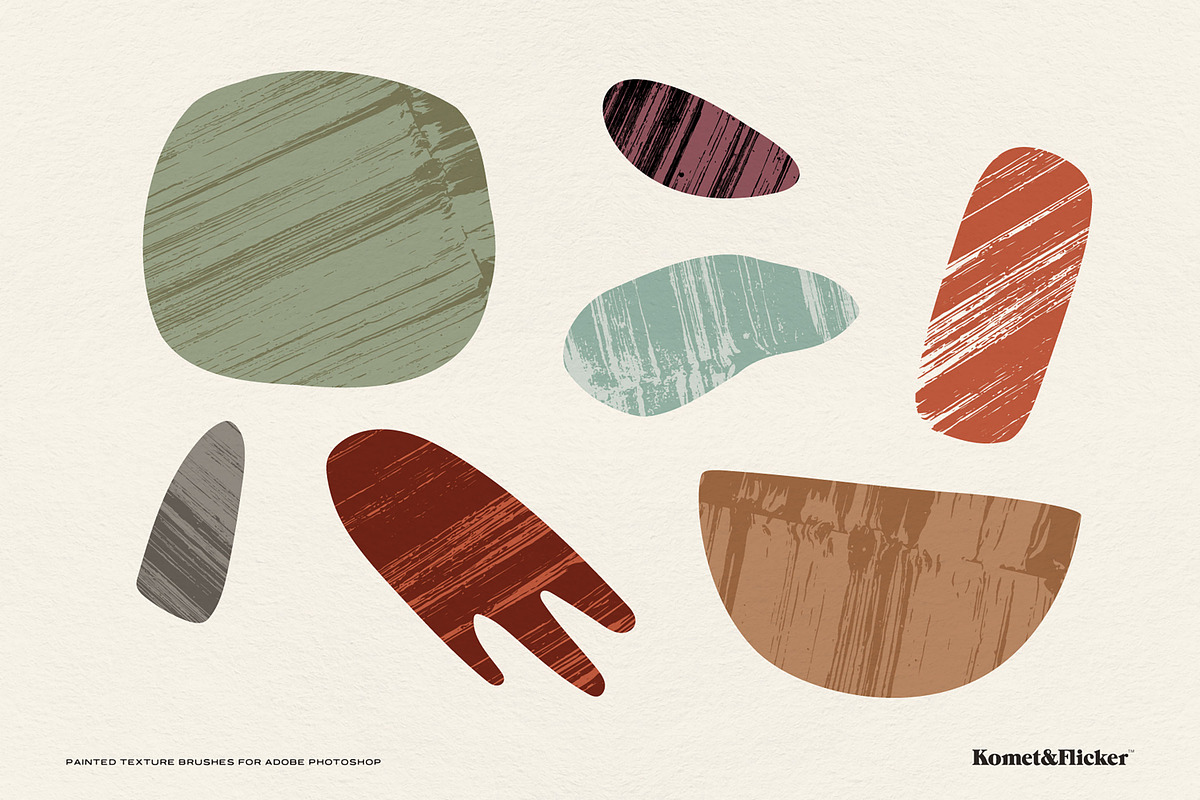 Painted Texture Brushes for PS, a Brush Add-On by Komet & Flicker (Photo 9 of 12)
