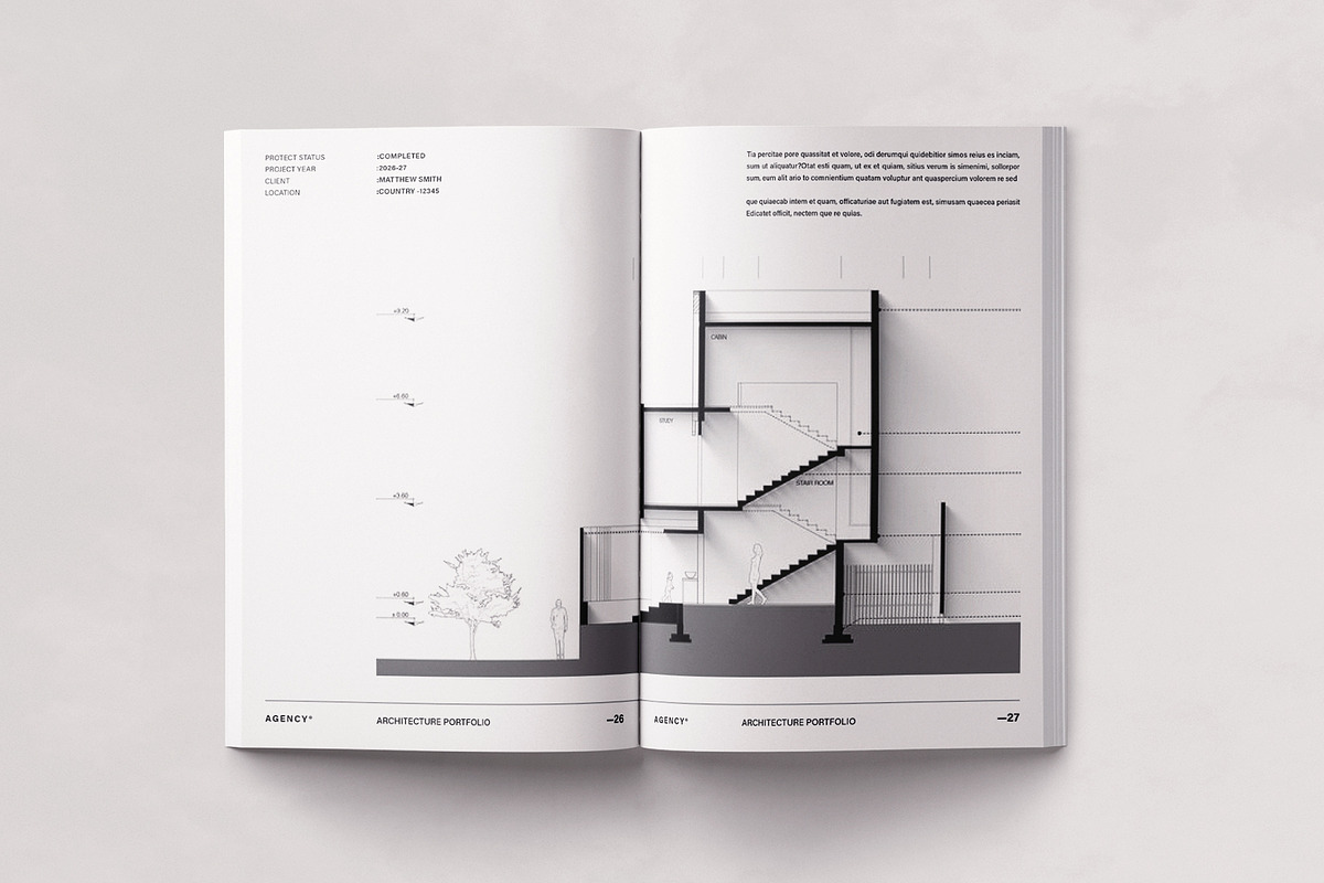 Architecture Portfolio Template, a Brochure Template by ArtisanaAura (Photo 11 of 21)