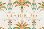 Coqueiro | Hand Drawn Luxury Prints, a Pattern Graphic by LEAFure (Thumbnail 1 of 11)