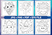 Cozy Kawaii Coloring Book Vol- 01, a Decorative Illustration by Coco Bloom (Thumbnail 2 of 2)