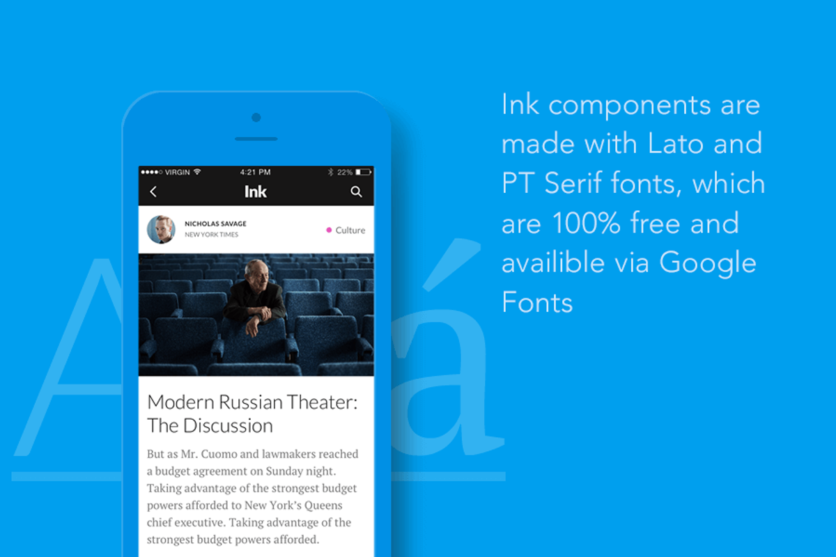 Ink UI Kit, an UI Kit Template by Great Simple